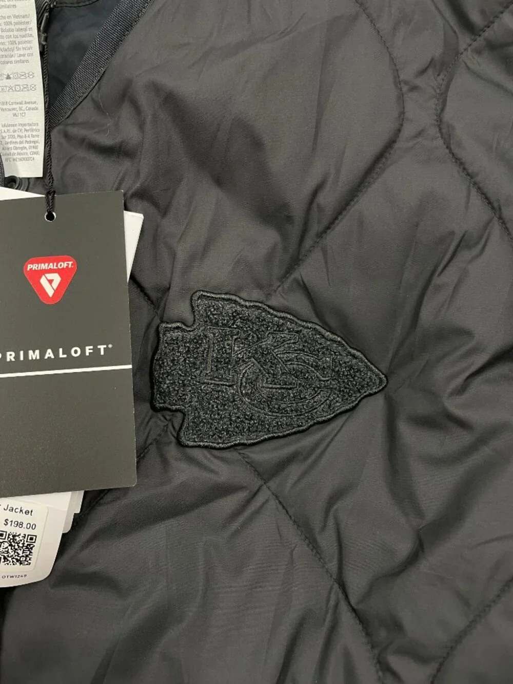 Lululemon Quilted Insulated Liner Puffer Jacket NFL Kansas Chiefs Women's S NEW